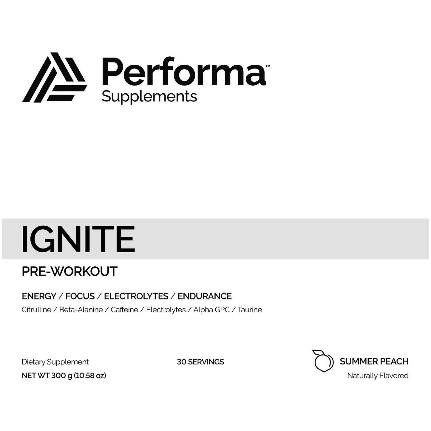 Ignite Pre-workout